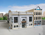 Walthers Cornerstone 1/87 HO Scale LIBERTY BANK & TRUST library city halls kit Model