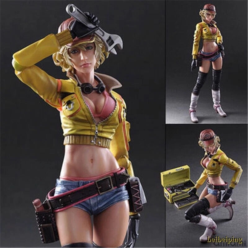 Final Fantasy XV Cindy Aurum 23cm Figure Statues Model Anime TOYS PVC Boxed Gift Model