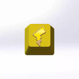 Pok¨¦mon Pikachu Tail Zinc-Aluminum Alloy Transparent Keycap Model