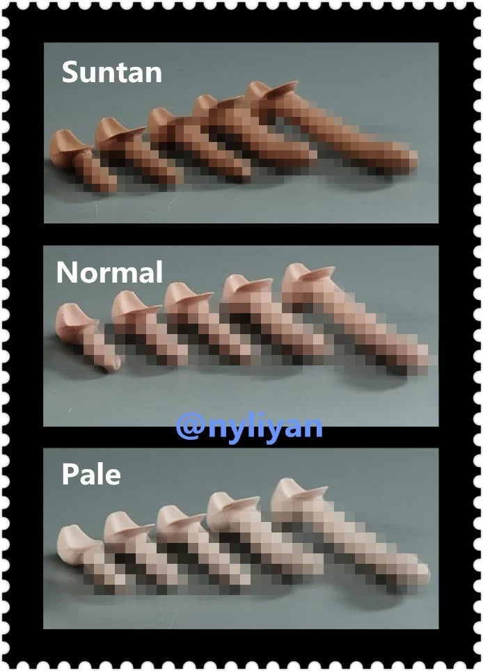 5pcs 1/6 Male Soldier Men's Genitals Penis Model Props For 12"PH TBL Figure Body Model