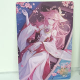 Yae Miko Boat Premium Waifu Card Anime Wall Art Oversized Board A5 Model