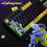 Cyberpunk Edgerunners Keycaps Set 124 PBT OEM ¨C Lucy Rebecca David Anime Model