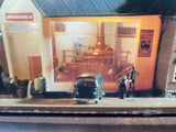 DELUXE BREWERY BEER FLOOR DETAILS & COPPER VAT LED LIGHT HO Scale KIT FALLER NEW Model