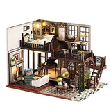 Miniature Toy Building Kit Diy House With Led Light And Music 14 Years Up Model