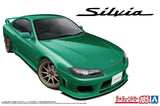 Aoshima 1/24 NISSAN S13 SILVIA 1999 AIR SUSPENSION Plastic Model Kit Model
