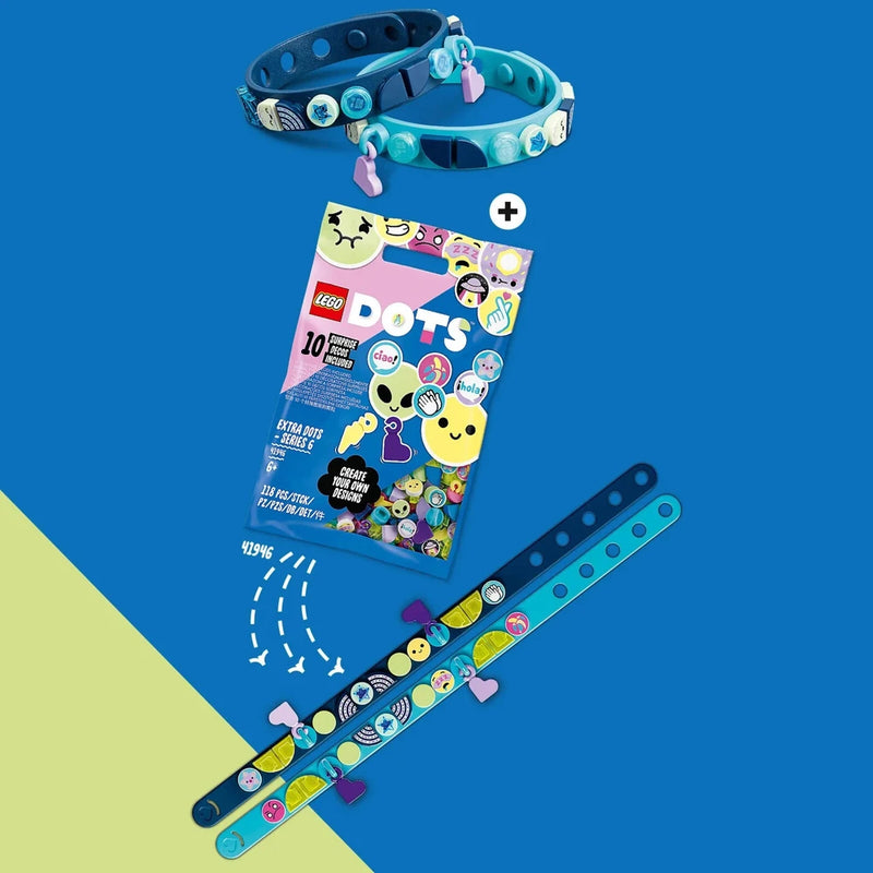 LEGO DOTS Into The Deep Bracelets with Charms 41942 DIY Craft Bracelet Kit Model
