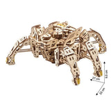 Ugears Wood Model Building Hexapod-Explorer 3D Puzzle Mechanical 388 Pieces NEW Model