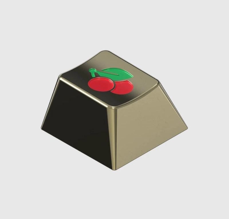 RAMA GMK Red Alert - Brass Artisan Keycap NEW Model