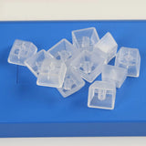 10pcs/set ABS Transparent Keycap ESC OEM R4 Height for Mechanical Keyboards Model