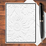 Sunflower Embossed Card Kit: Beginner DIY Paper Craft (A2, 6 Cards) Model