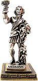 Ancient Greek God Dionysus Statue Miniature Silver Mythology Figurine Model