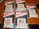 5 NEW Banar Designs Scentimental Samplers Cross Stitch Kits Model