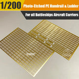 1/200 Universal Battleship/Warship Handrail&Ladder&Railing Photo-etched Parts Model