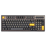 Cherry Profile Black Gold Orange PBT Keycap Set Fully Kit Key Caps Model