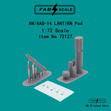 FAB SCALE 1/72 AN/AAQ-14 LANTIRN Targeting Pod 3D Printed Resin Upgrade Parts Model