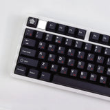 Cherry Profile Black Red Cyrillic All-over 5 Sides Dyesubbed PBT Keycap Set Model