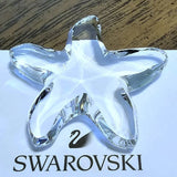 ?Swarovski Crystal 1995 "South Sea", Mini, Clear 5 Armed Starfish Figurine, Logo Model