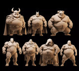 1:43 1:64 Fat Boy Superhero Miniature Figure Model For Cars Vehicles Model