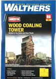 HO Scale Walthers Cornerstone 933-2922 Wood Coaling Tower Building Kit Model