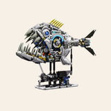 NEW Motorized Mechanical Piranha Fish Building Blocks Set Model Adults MOC Model