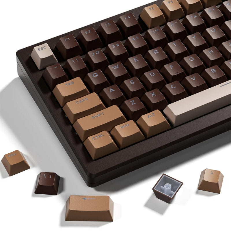 OHY XVX Shine Through Keycaps 133 Keys Cherry Profile Double Shot PBT Keycaps... Model