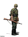 Unpainted 1/35 German Soldier WWII WW2 Resin Figure Model Kit Unassembled Model