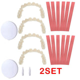 2Set Dentures Fake Teeth DIY Kit Top and Bottom Denture Temporary Fake Teeth NEW Model