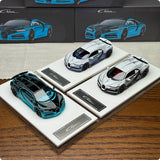 LJM 1:64 Bugatti chiron ceramic dragon resin limited car model collection Model