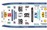 #19 Porsche 911 2.7 RS Nakufreight 1/25th - 1/24th Scale Waterslide Decals Model