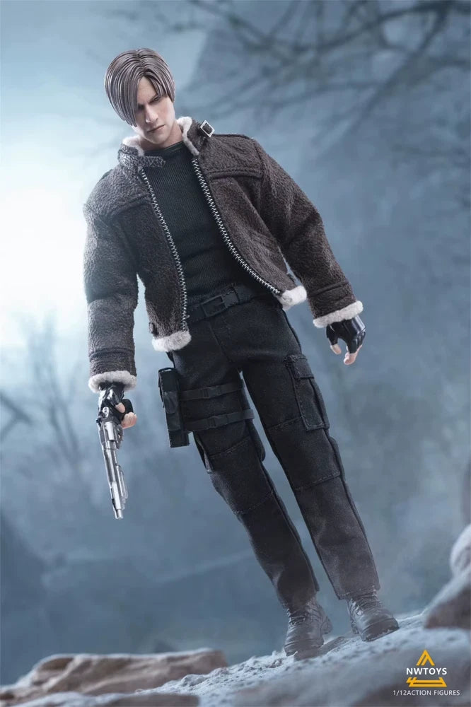 Leon Kennedy 1/12 Nwtoys Resident Evil Action Figure / Police Card Model