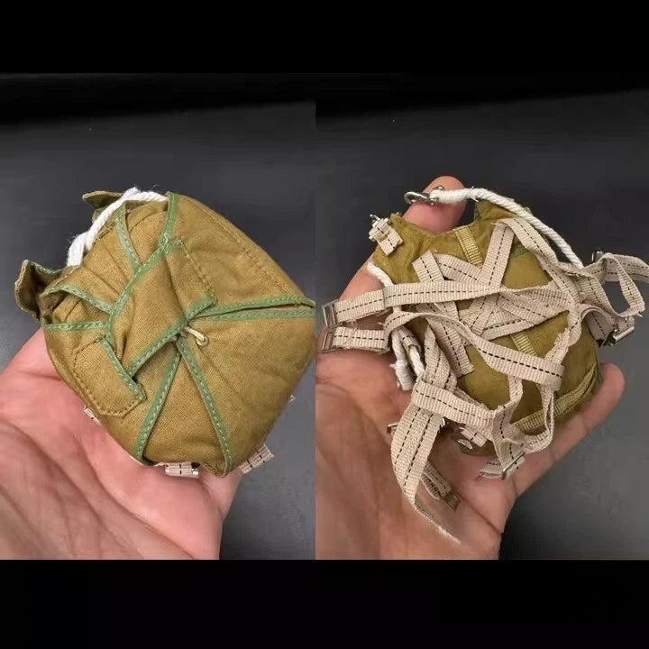 1/6 Scale German FJ Green Devil Paratrooper with Parachute Pack Model Model