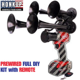 DIY Impact Train Air Horn Full Kit for Milwaukee Cordless Drill with Remote Model