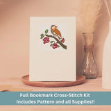 Pretty Bird on Branch Card Kit Model