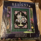 Designs For The Needle - #5247 CAROUSEL HORSE - No Count Cross Stitch Kit *** Model
