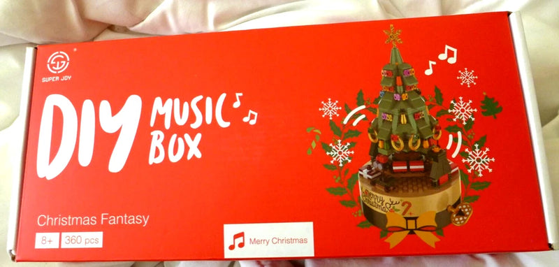 Building Block Kit DIY Christmas Tree Music Box 360 pcs Kids 8+ Fantasy Toy Model
