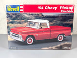 Revell 1964 Chevy Pickup Fleetside 1:25 Model Kit #7613 1996 New Open Box Model