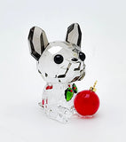 New 100% SWAROVSKI Crystal Holiday Cheers French Bulldog Figurine in Box 5625662 Model