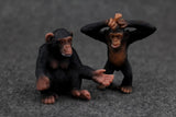 2Pcs 1/6 Scale Gorilla Model Animal model For 12