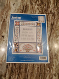 Janlynn Needlecraft Cross Stitch Kit - Families Are Like Quilts Model