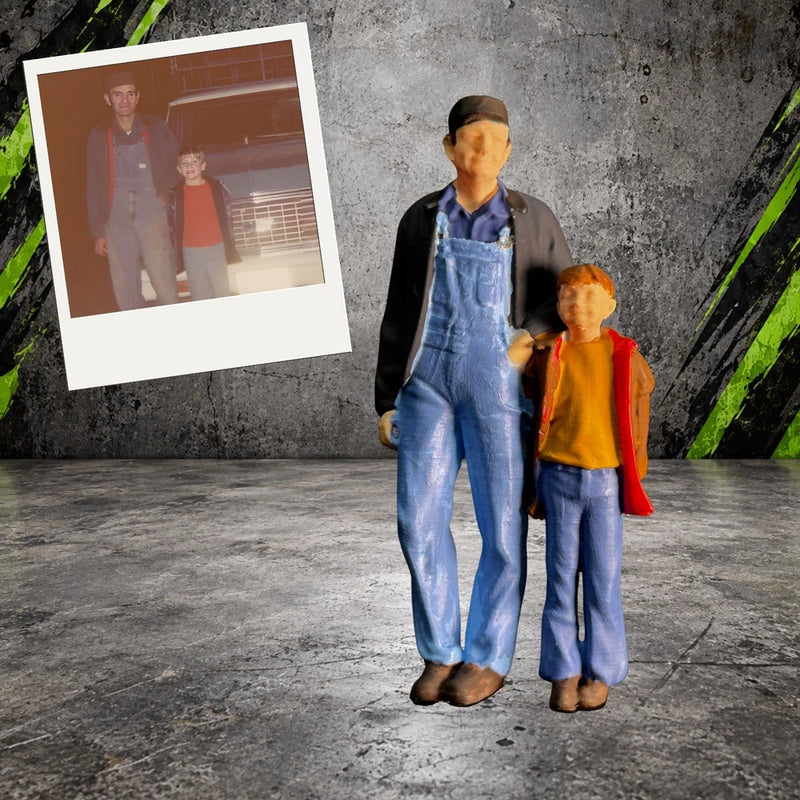Custom Miniature Figurine From Your Photo Person Pet 1:18 1:24 Scale Diorama Model