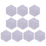 Decorative Grey Felt Bulletin Board for Photos Keys Mask Organizer Model