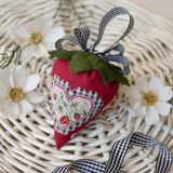DIY Cross Stitch Embroidery Kit Strawberry and cell Pin Cusion Craft Art Gift Model