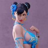 1/24 Scale Resin Figure Model Kit Swimsuit Chun-Li Unassembled Unpainted 3D Toy Model