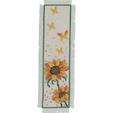 Permin counted cross stitch kit "Bookmark Sunflowers", 7x22cm, DIY, 05-3194 Model