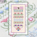 DIY Cross Stitch Embroidery Kit Spring stitches Flower Style Sampler Craft Model