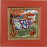 DIY Mill Hill Country Quilts Farm Counted Cross Stitch Kit Model