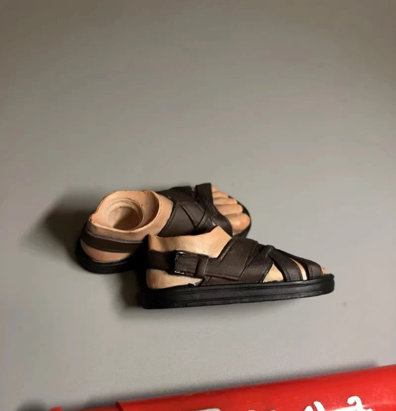 1:6 Scale Male Sandals Slippers Model For 12'' PH TBL HOT Actiotn Figure Body Model