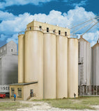 Walthers Cornerstone HO Modern Grain Head House w/Silos Kit 9-1/2 x 5 x 933-2942 Model