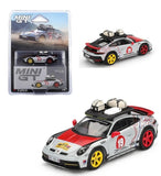 Mini GT 1:64 Porsche 911 Dakar "Uncle Rally" Silver Diecast Model MGT01068-1I Model