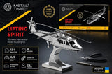 Metal Time Lifting Spirit MT027 3D Metal Helicopter Mechanical Model Kit NEW Model
